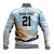 Custom Argentina Rugby Baseball Jacket Summer Paris 2024 LT9 - Wonder Print Shop