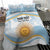 Custom Argentina Rugby Bedding Set Summer Paris 2024 LT9 - Wonder Print Shop