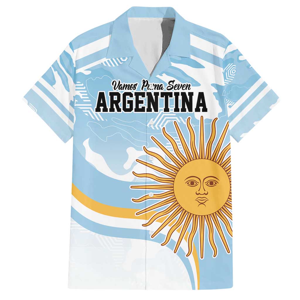 Custom Argentina Rugby Hawaiian Shirt Summer Paris 2024 - Wonder Print Shop