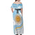 Custom Argentina Rugby Off Shoulder Maxi Dress Summer Paris 2024 - Wonder Print Shop