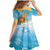 Custom Uruguay Rugby Family Matching Mermaid Dress and Hawaiian Shirt Go Teros Summer Paris 2024 LT9 - Wonder Print Shop