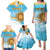 Custom Uruguay Rugby Family Matching Puletasi and Hawaiian Shirt Go Teros Summer Paris 2024 - Wonder Print Shop