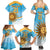 Custom Uruguay Rugby Family Matching Summer Maxi Dress and Hawaiian Shirt Go Teros Summer Paris 2024 - Wonder Print Shop