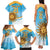 Custom Uruguay Rugby Family Matching Tank Maxi Dress and Hawaiian Shirt Go Teros Summer Paris 2024 - Wonder Print Shop