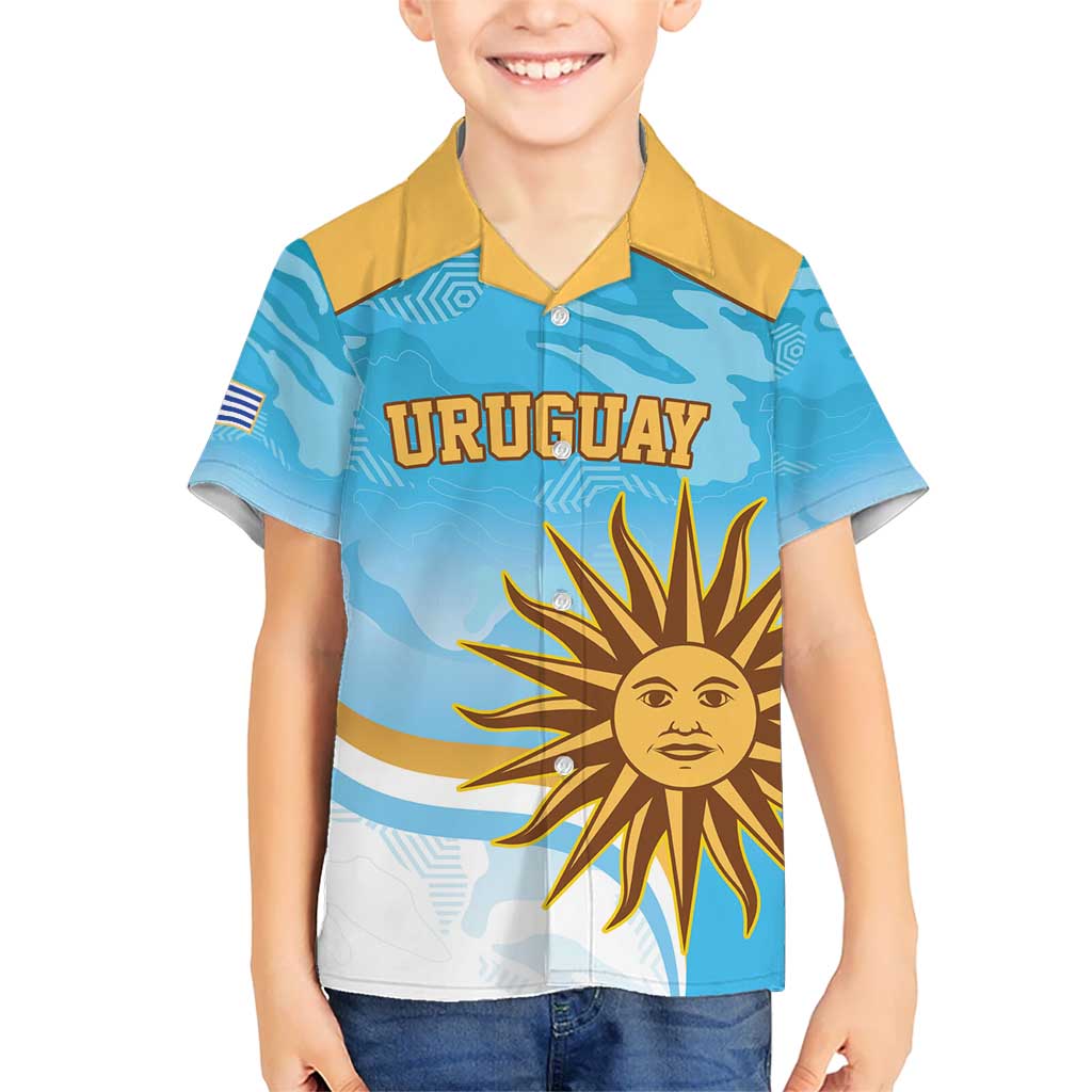 Custom Uruguay Rugby Kid Hawaiian Shirt Go Teros Summer Paris 2024 - Wonder Print Shop