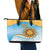 Custom Uruguay Rugby Leather Tote Bag Go Teros Summer Paris 2024 - Wonder Print Shop