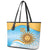 Custom Uruguay Rugby Leather Tote Bag Go Teros Summer Paris 2024 - Wonder Print Shop