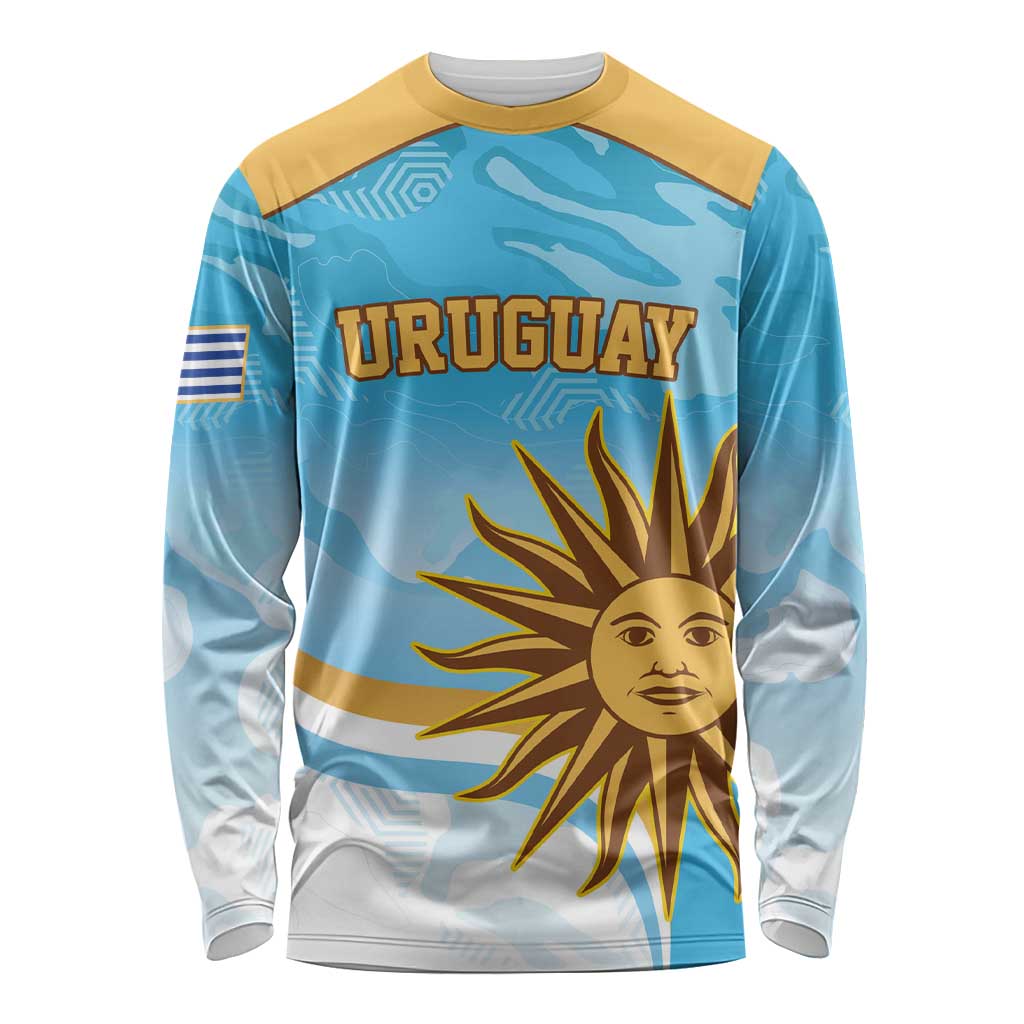 Custom Uruguay Rugby Long Sleeve Shirt Go Teros Summer Paris 2024 - Wonder Print Shop