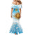 Custom Uruguay Rugby Mermaid Dress Go Teros Summer Paris 2024 - Wonder Print Shop