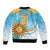 Custom Uruguay Rugby Sleeve Zip Bomber Jacket Go Teros Summer Paris 2024 - Wonder Print Shop