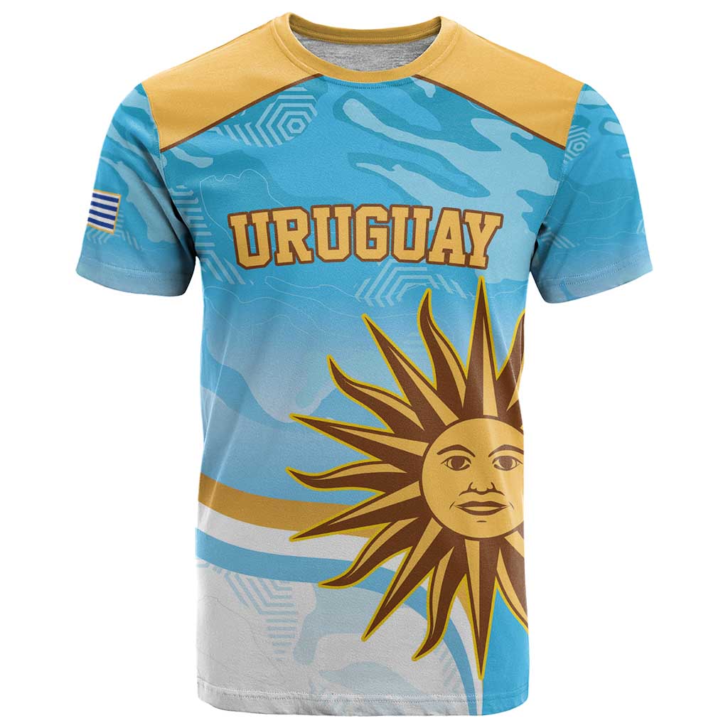 Custom Uruguay Rugby T Shirt Go Teros Summer Paris 2024 - Wonder Print Shop