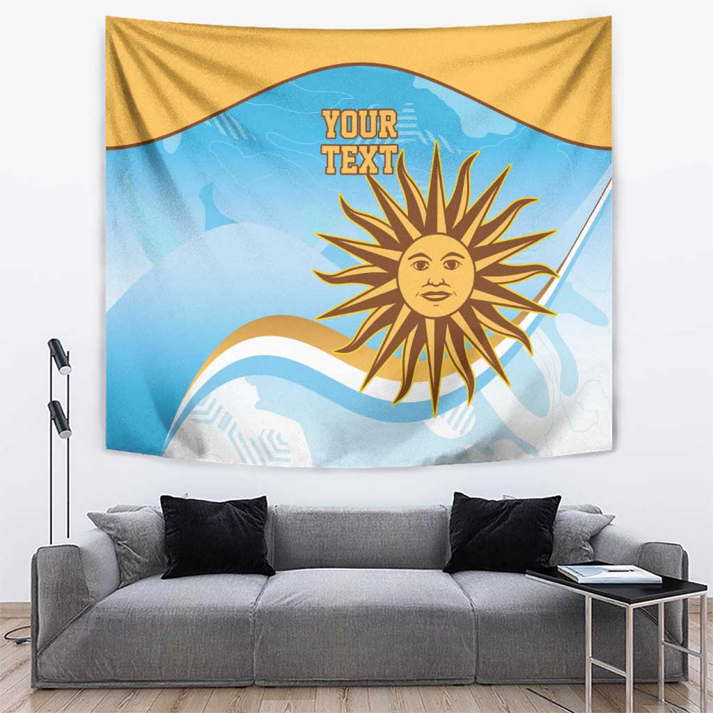 Custom Uruguay Rugby Tapestry Go Teros Summer Paris 2024