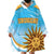 Custom Uruguay Rugby Wearable Blanket Hoodie Go Teros Summer Paris 2024 - Wonder Print Shop