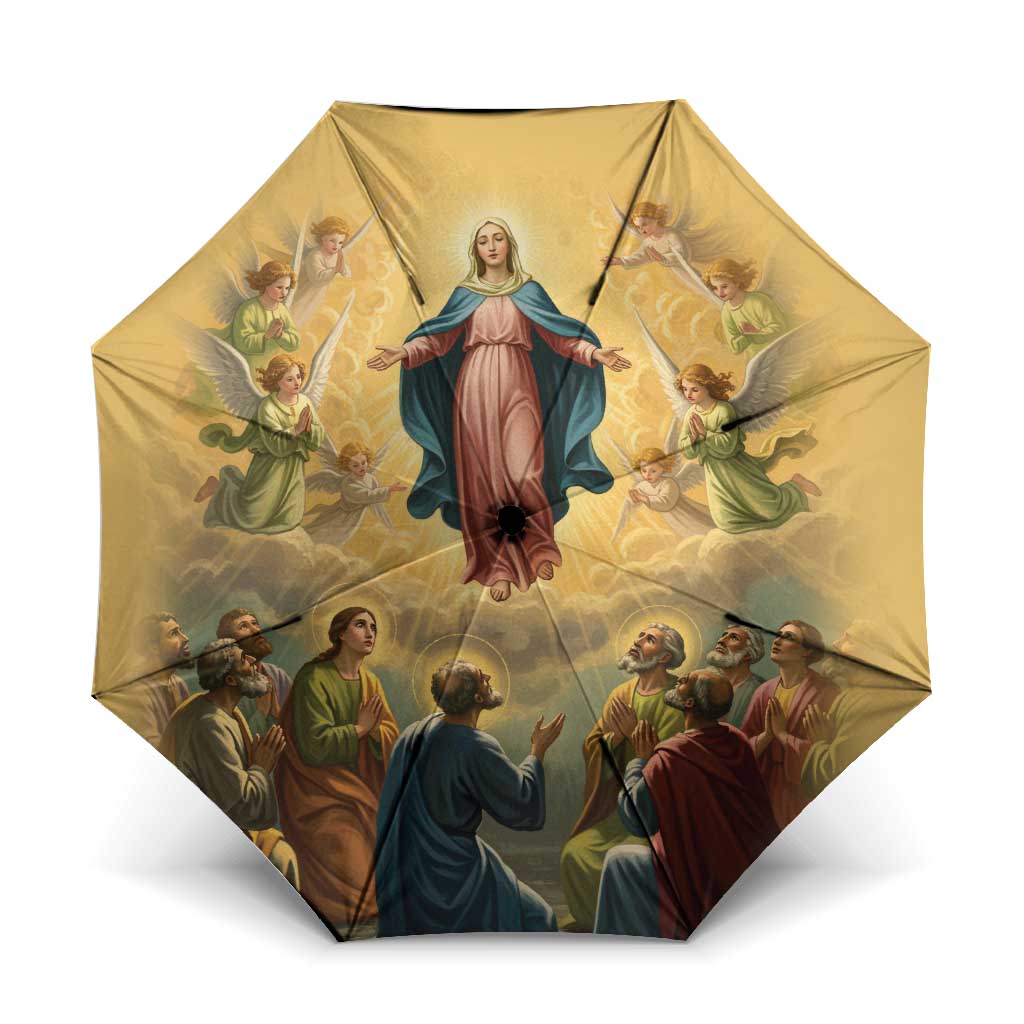 Assumption Virgin Mary to Heaven Umbrella Falling Asleep of the Mother of God - Wonder Print Shop