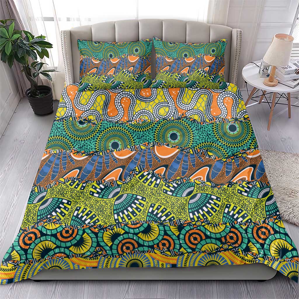 Africa Tribal Mixed Pattern Bedding Set - Wonder Print Shop
