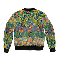 Africa Tribal Mixed Pattern Bomber Jacket - Wonder Print Shop