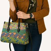 Africa Tribal Mixed Pattern Leather Bag - Wonder Print Shop