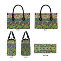 Africa Tribal Mixed Pattern Leather Bag - Wonder Print Shop