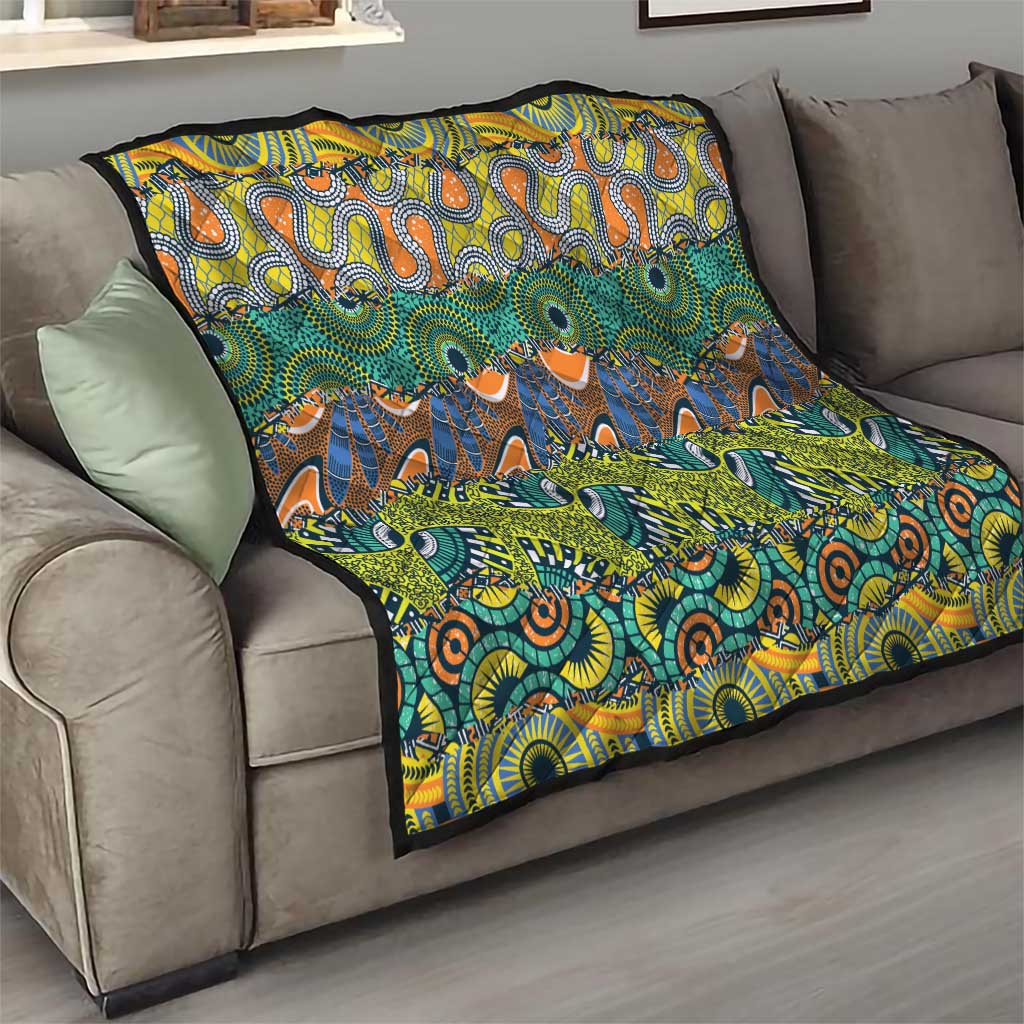 Africa Tribal Mixed Pattern Quilt - Wonder Print Shop