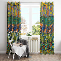 Africa Tribal Mixed Pattern Window Curtain - Wonder Print Shop