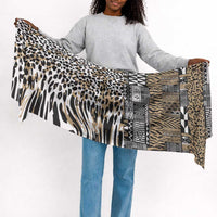 Africa Tribal Pattern Mixed Leopard Skin Simple Headwrap