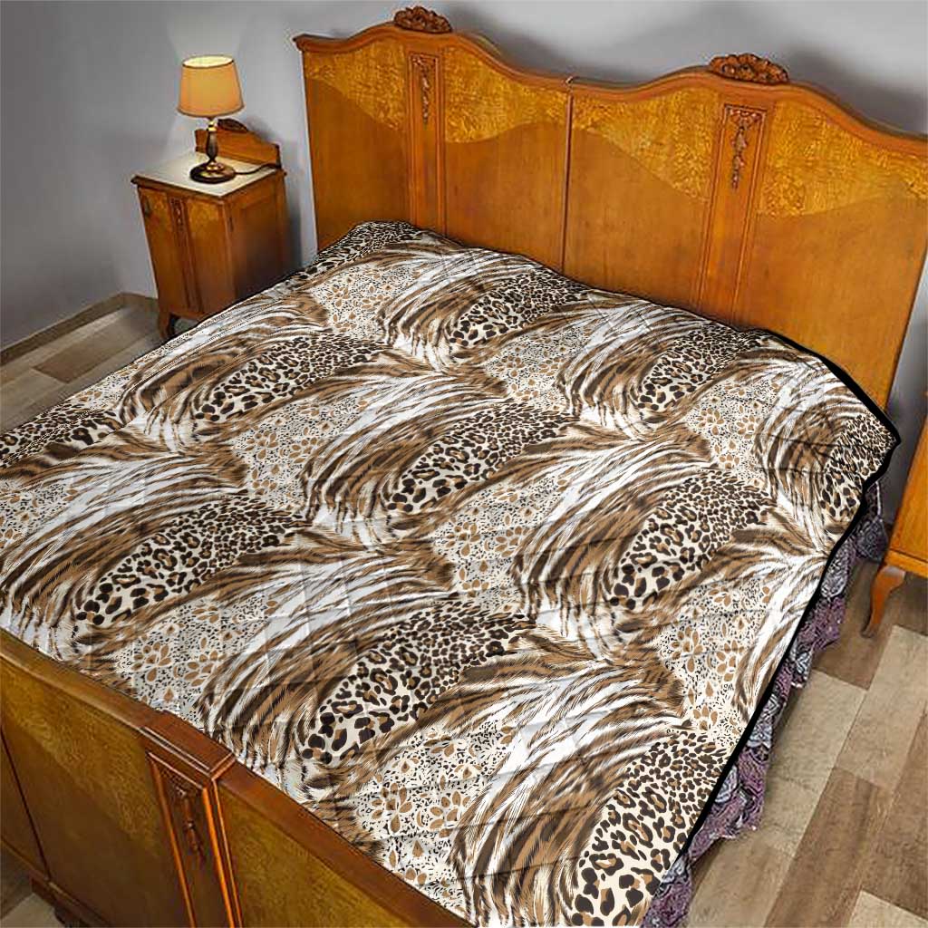 Wild Animal Skins Quilt Leopard Pattern - Wonder Print Shop