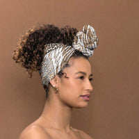 African Wild Animal Skins Simple Headwrap Leopard Pattern