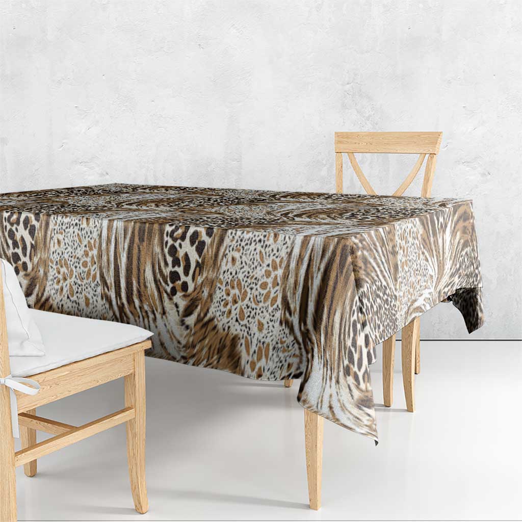 Wild Animal Skins Tablecloth Leopard Pattern - Wonder Print Shop