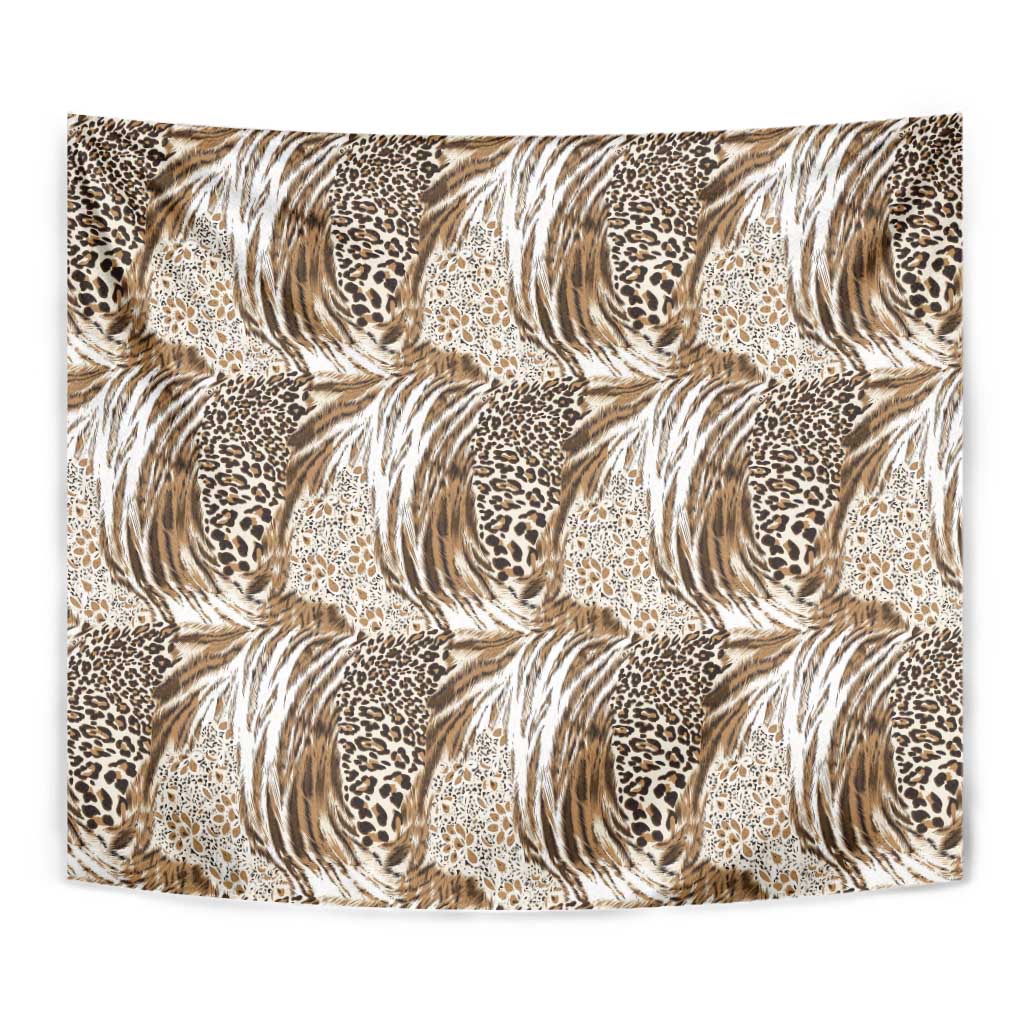 Wild Animal Skins Tapestry Leopard Pattern - Wonder Print Shop