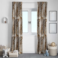 Wild Animal Skins Window Curtain Leopard Pattern - Wonder Print Shop