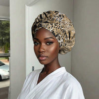 African Wild Animal Skins Easy Headwrap Zebra Tiger Leopard Mix Skin