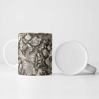 Wild Animal Skins Ceramic Mug Snake and Crocodile Mix Skin - Wonder Print Shop