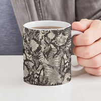 Wild Animal Skins Ceramic Mug Snake and Crocodile Mix Skin - Wonder Print Shop