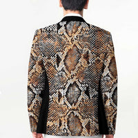 Wild Animal Skins Blazer Vintage Snake Skin Pattern - Wonder Print Shop