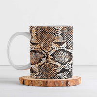 Wild Animal Skins Ceramic Mug Vintage Snake Skin Pattern - Wonder Print Shop