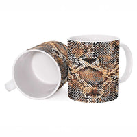 Wild Animal Skins Ceramic Mug Vintage Snake Skin Pattern - Wonder Print Shop