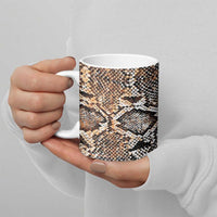 Wild Animal Skins Ceramic Mug Vintage Snake Skin Pattern - Wonder Print Shop