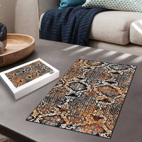 Wild Animal Skins Puzzle Vintage Snake Skin Pattern - Wonder Print Shop