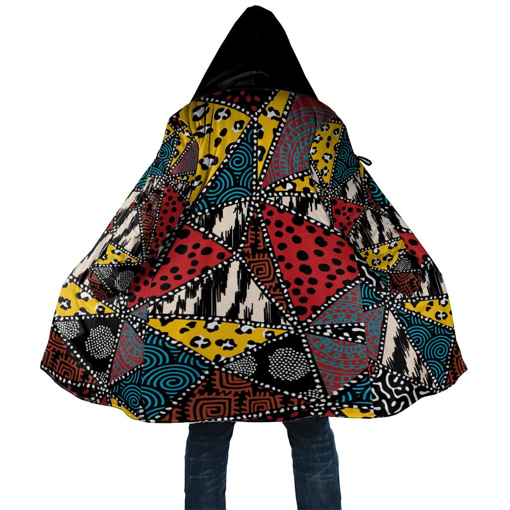 Wild Animal Skins Cloak Triangles Pattern Afro Pattern Style - Wonder Print Shop