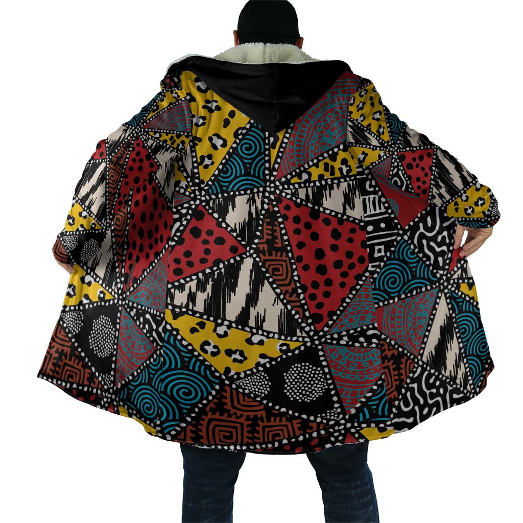 Wild Animal Skins Cloak Triangles Pattern Afro Pattern Style - Wonder Print Shop