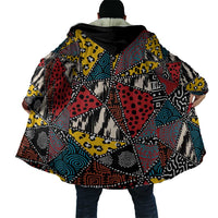 Wild Animal Skins Cloak Triangles Pattern Afro Pattern Style - Wonder Print Shop