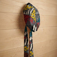 African Wild Animal Skins Easy Headwrap Triangles Pattern Afro Pattern Style