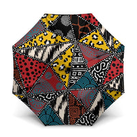 Wild Animal Skins Umbrella Triangles Pattern Afro Pattern Style - Wonder Print Shop