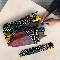 Wild Animal Skins Umbrella Triangles Pattern Afro Pattern Style - Wonder Print Shop