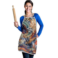 Wild Animal Skins Apron Unique Leopard Zebra And Snake Patterns - Wonder Print Shop