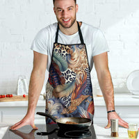 Wild Animal Skins Apron Unique Leopard Zebra And Snake Patterns - Wonder Print Shop