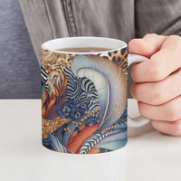 Wild Animal Skins Ceramic Mug Unique Leopard Zebra And Snake Patterns - Wonder Print Shop