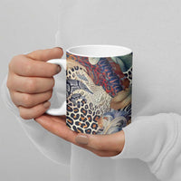 Wild Animal Skins Ceramic Mug Unique Leopard Zebra And Snake Patterns - Wonder Print Shop