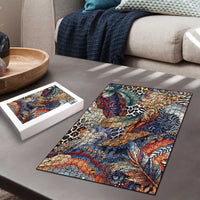 Wild Animal Skins Puzzle Unique Leopard Zebra And Snake Patterns - Wonder Print Shop