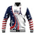 Personalized USA Make America Strong Again Baseball Jacket Go Paris 2024 LT9 - Wonder Print Shop